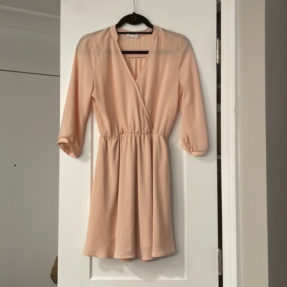 Peach Lush Dress - size s